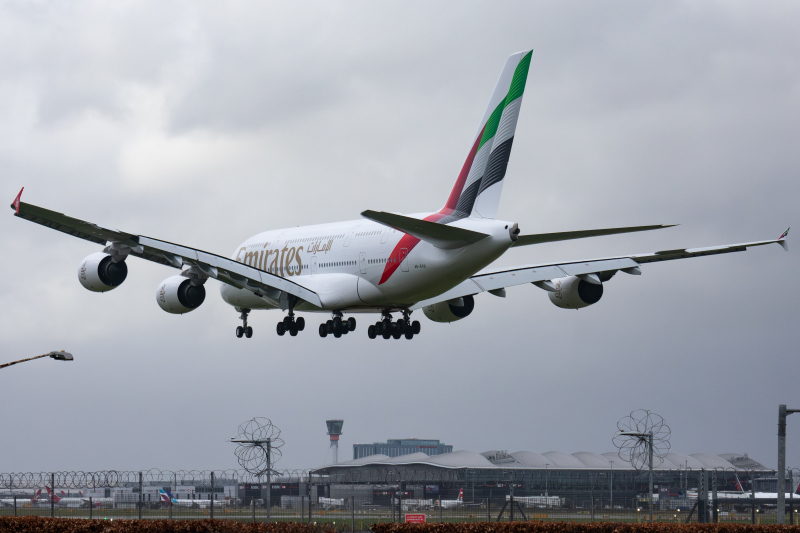 Photo of A6-EVG - Emirates Airbus A380-800 at LHR on AeroXplorer Aviation Database