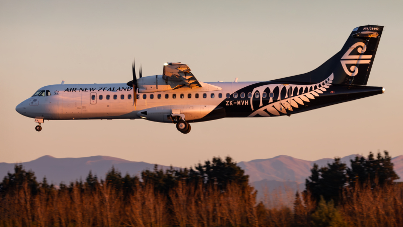 Photo of ZK-MVH - Air New Zealand ATR 72-600 at CHC on AeroXplorer Aviation Database