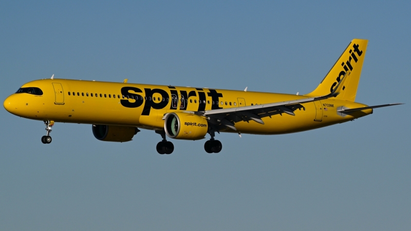 Photo of N709NK - Spirit Airlines  Airbus A321NEO at LAX on AeroXplorer Aviation Database