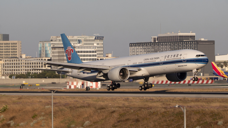 Photo of B-7183 - China Southern Airlines Boeing 777-300ER at LAX on AeroXplorer Aviation Database