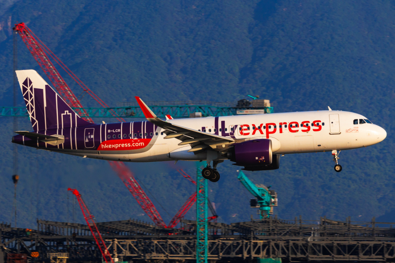 Photo of B-LCR - Hong Kong Express Airbus A320NEO at HKG on AeroXplorer Aviation Database