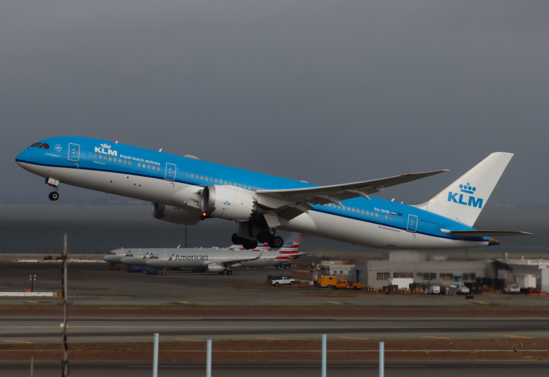 Photo of PH-BHN - KLM Boeing 787-9 at SFO on AeroXplorer Aviation Database