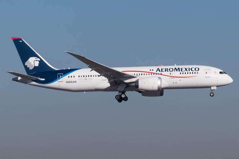 Photo of N966AM - Aeromexico Boeing 787-8 at MEX on AeroXplorer Aviation Database