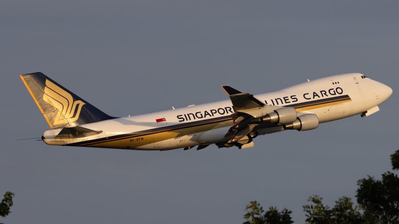 Photo of 9V-SFN - Singapore Airlines Cargo Boeing 747-400F at SIN on AeroXplorer Aviation Database