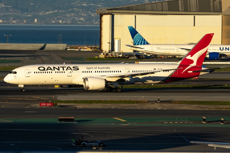 Photo of VH-ZNL - Qantas Airways Boeing 787-9 at SFO on AeroXplorer Aviation Database