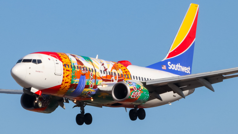Photo of N245WN - Southwest Airlines Boeing 737-700 at LAS on AeroXplorer Aviation Database