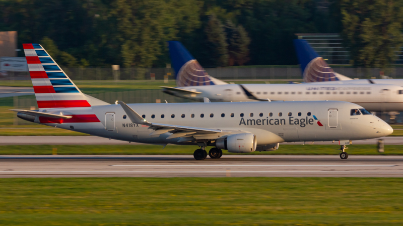 Photo of N418YX - American Eagle Embraer E175 at CMH on AeroXplorer Aviation Database