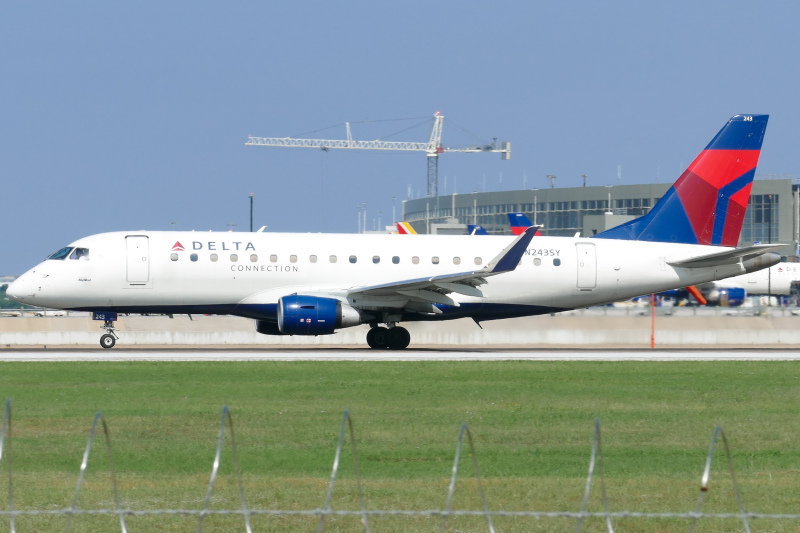 Photo of N243SY - Delta Connection Embraer E175 at AUS on AeroXplorer Aviation Database