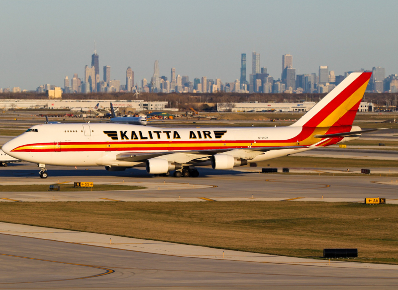 Photo of N709CK - Kalitta Air Boeing 747-400F at ORD on AeroXplorer Aviation Database