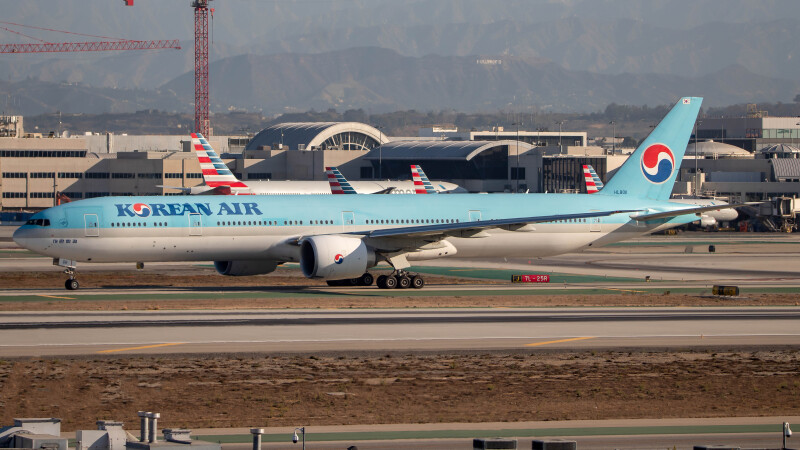 Photo of HL8011 - Korean Air Boeing 777-300ER at LAX on AeroXplorer Aviation Database