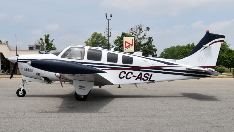 Photo of CC-ASL - PRIVATE Beechcraft 36 Bonanza at ARB on AeroXplorer Aviation Database
