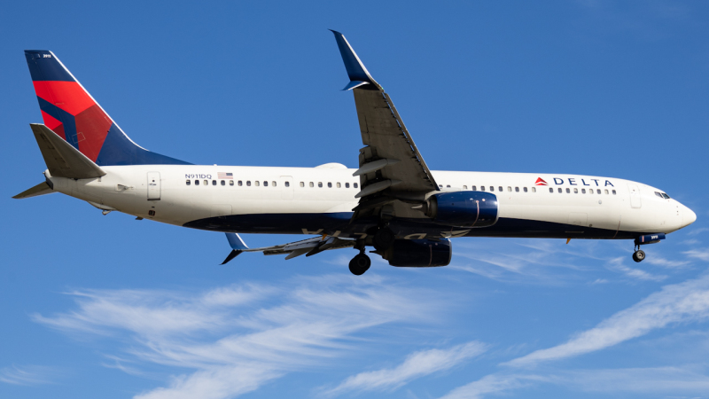 Photo of N911DQ - Delta Airlines  Boeing 737-900ER at TPA on AeroXplorer Aviation Database