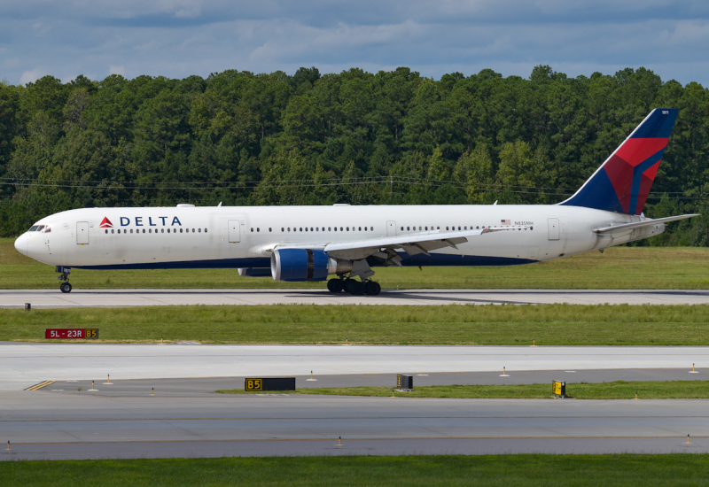 Photo of N835MH - Delta Airlines Boeing 767-400ER at RDU on AeroXplorer Aviation Database