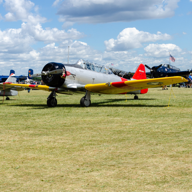 Photo of N7976A - PRIVATE North American T-6 Texan at OSH on AeroXplorer Aviation Database