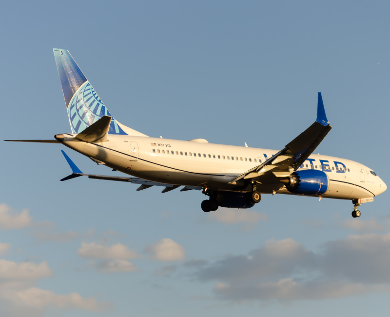 Photo of N37313 - United Airlines Boeing 737 MAX 8 at EWR on AeroXplorer Aviation Database