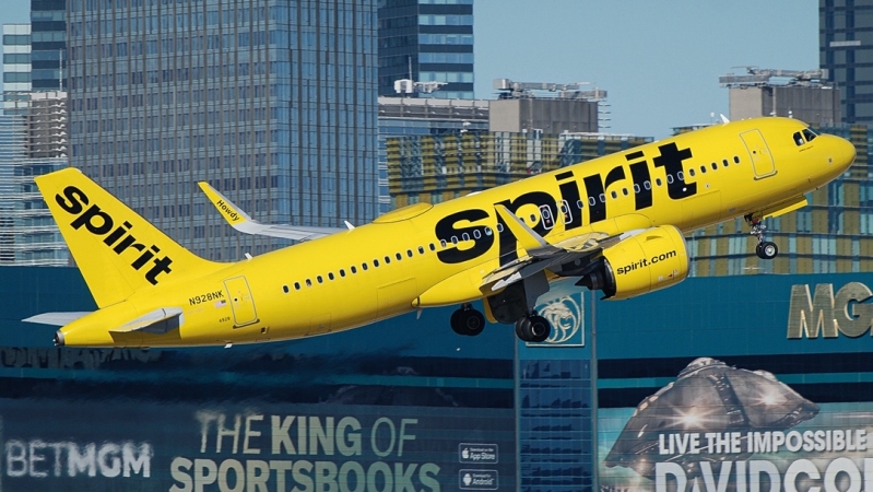 Photo of N928NK - Spirit Airlines Airbus A320NEO at LAS on AeroXplorer Aviation Database