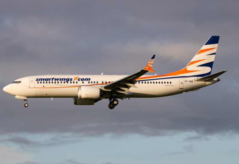 Photo of OK-SWA - SmartWings Boeing 737 MAX 8 at LHR on AeroXplorer Aviation Database