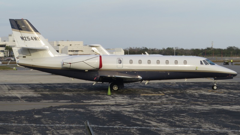 Photo of N254MB - PRIVATE Cessna 680 Citation Sovereign  at DAB on AeroXplorer Aviation Database