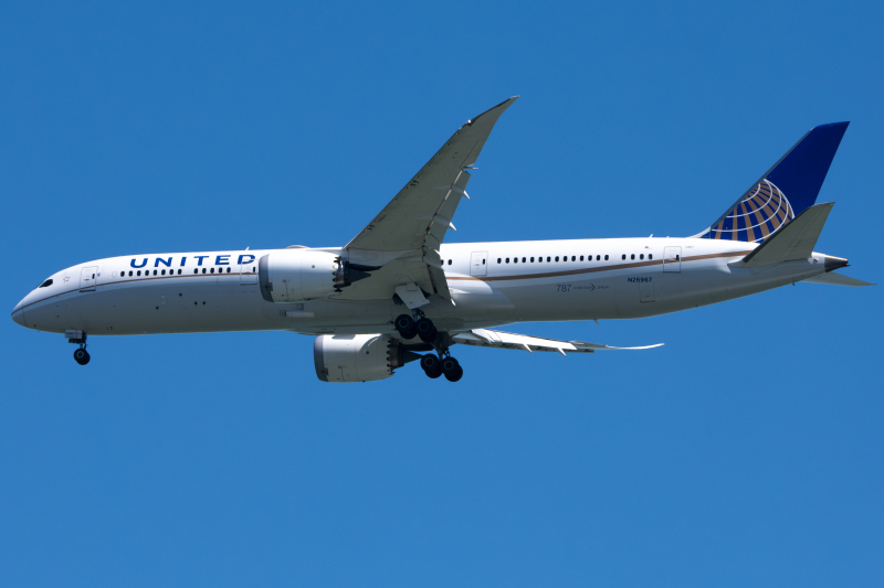 Photo of N26967 - United Airlines Boeing 787-9 at SFO on AeroXplorer Aviation Database