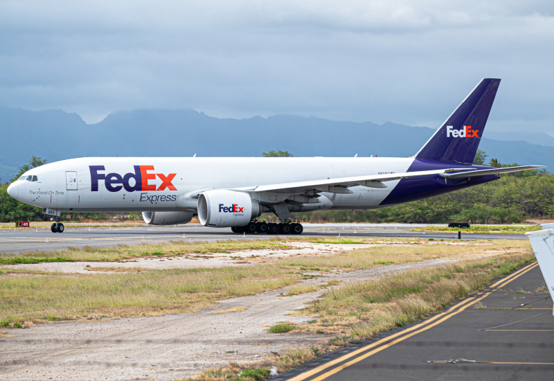 Photo of N851FD - FedEx Boeing 777-F at HNL on AeroXplorer Aviation Database