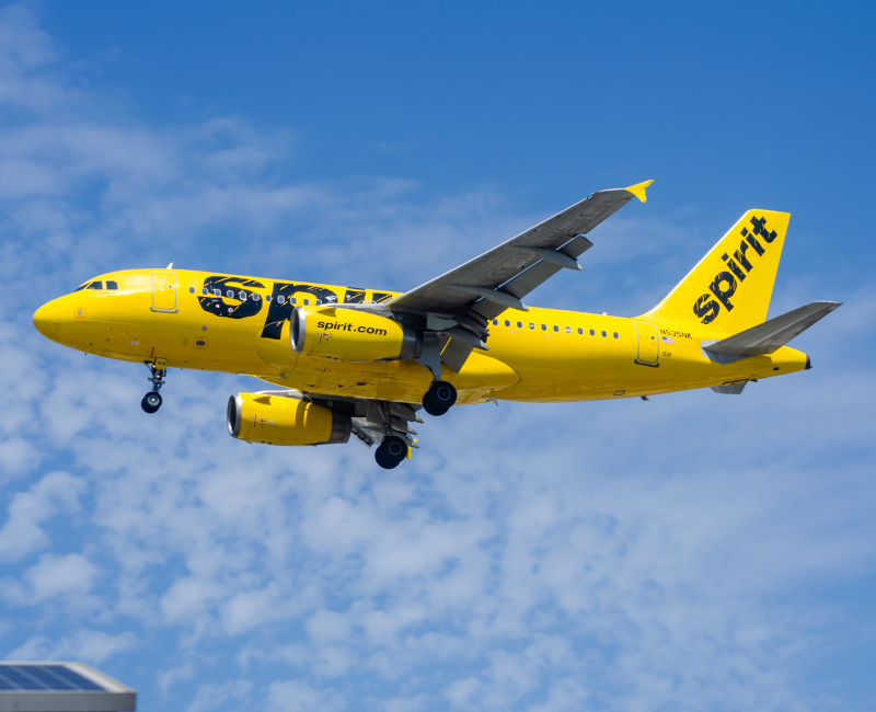 Photo of N535NK - Spirit Airlines Airbus A319 at LAX on AeroXplorer Aviation Database