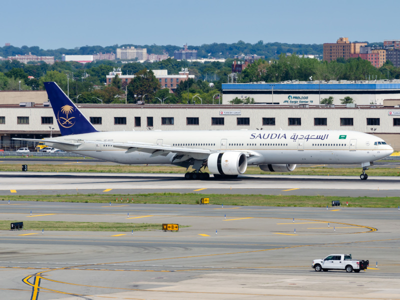 Photo of HZ-AK23 - Saudia Boeing 777-300 at JFK on AeroXplorer Aviation Database