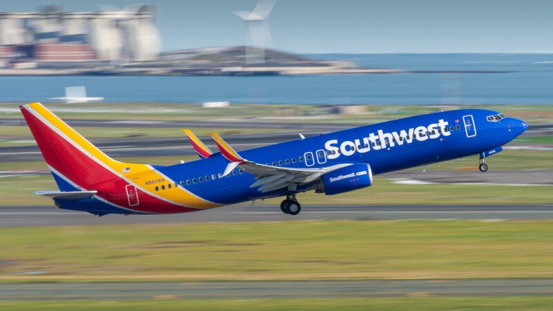 Photo of N8608N - Southwest Airlines Boeing 737-800 at BOS on AeroXplorer Aviation Database