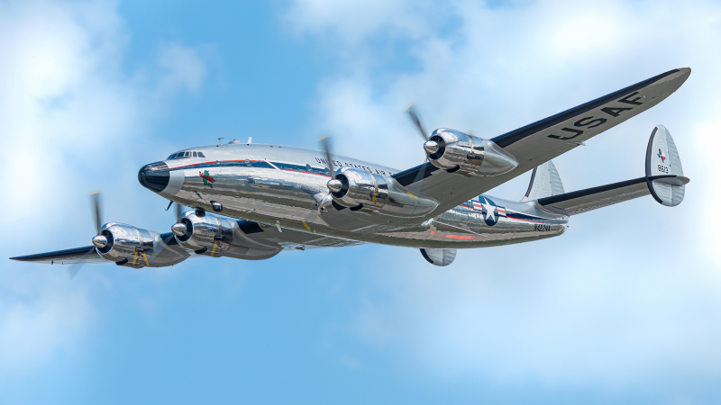 Photo of N422NA - PRIVATE Lockheed L-1049 Super Constellation at OSH on AeroXplorer Aviation Database