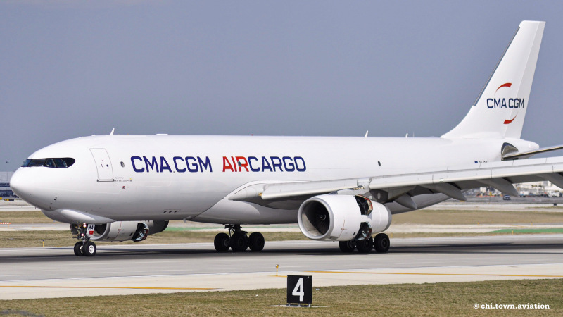 Photo of OO-CMA - CMA CGM Air Cargo Airbus A330-300F at ORD on AeroXplorer Aviation Database