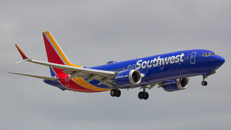 Photo of N8746Q - Southwest Airlines Boeing 737 MAX 8 at MIA on AeroXplorer Aviation Database