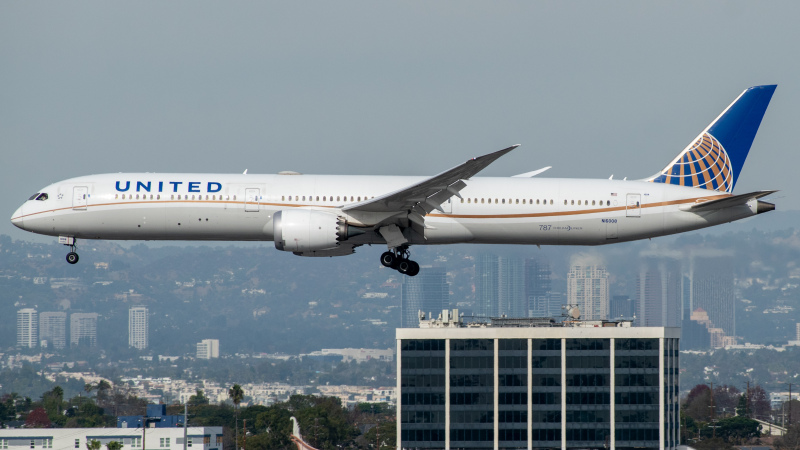 Photo of N16008 - United Airlines Boeing 787-10 at LAX on AeroXplorer Aviation Database