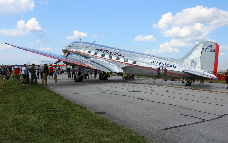 Photo of N17334 - PRIVATE Douglas DC-3 at DAY on AeroXplorer Aviation Database