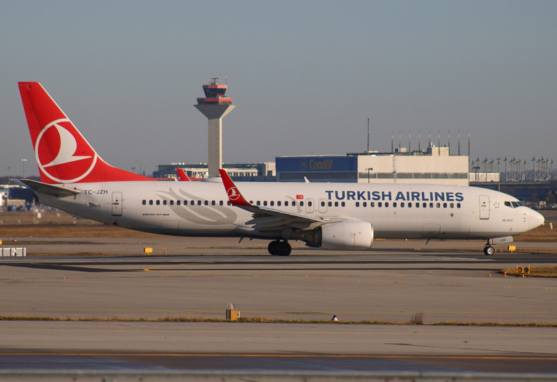 Photo of TC-JZH - Turkish Airlines  Boeing 737-800 at FRA on AeroXplorer Aviation Database