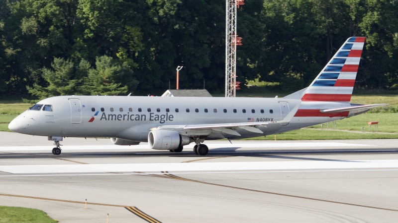 Photo of N408YX - American Eagle Embraer E175 at CMH on AeroXplorer Aviation Database