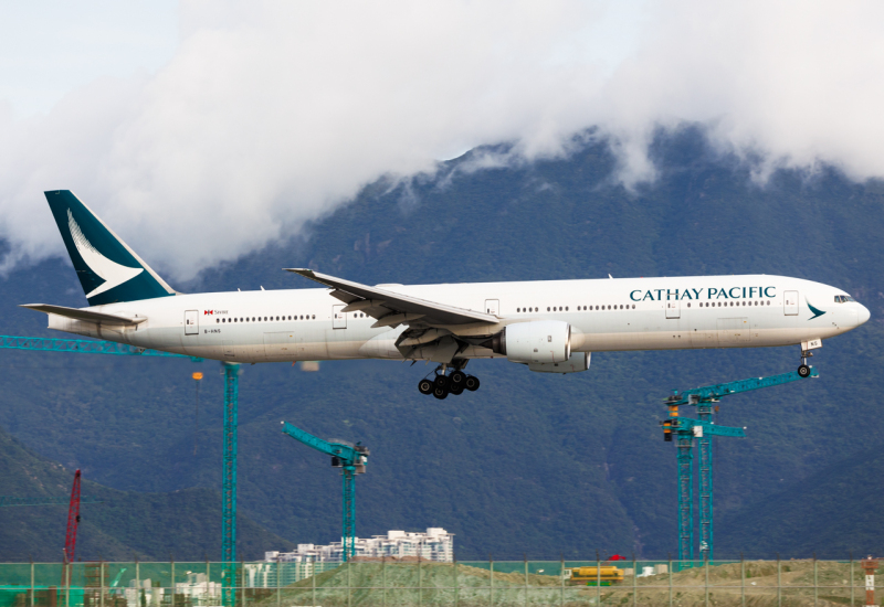 Photo of B-HNS - Cathay Pacific Boeing 777-300 at HKG on AeroXplorer Aviation Database