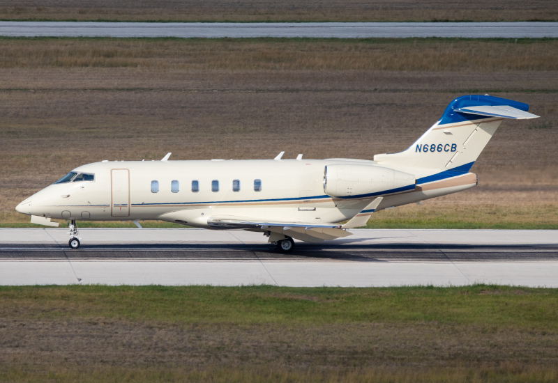 Photo of N686CB - PRIVATE Bombardier Challenger 350 at SAT on AeroXplorer Aviation Database