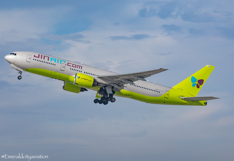 Photo of HL7733 - Jin Air Boeing 777-200ER at LAX on AeroXplorer Aviation Database