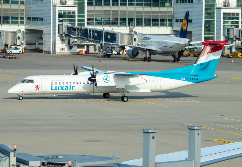 Photo of LX-LGG - Luxair De Havilland Dash-8 q400 at MUC on AeroXplorer Aviation Database