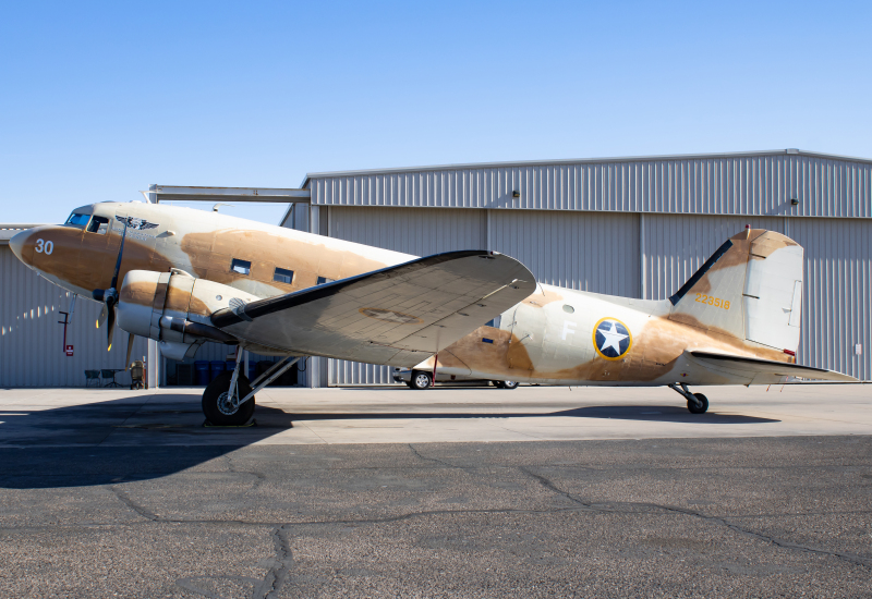 Photo of N147AZ - Commemorative Air Force Douglas C-47A at MSC on AeroXplorer Aviation Database