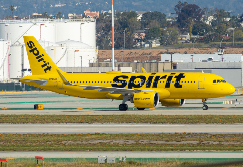 Photo of N948NK - Spirit Airlines Airbus A320NEO at LAX on AeroXplorer Aviation Database