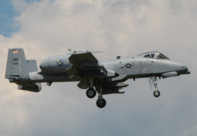 Photo of 78-0693 - USAF - United States Air Force Fairchild A-10 Thunderbolt at MTN on AeroXplorer Aviation Database