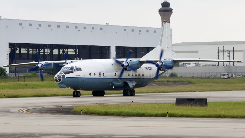 Photo of UR-CBG - Cavok Air Antonov AN-12 at IAH on AeroXplorer Aviation Database