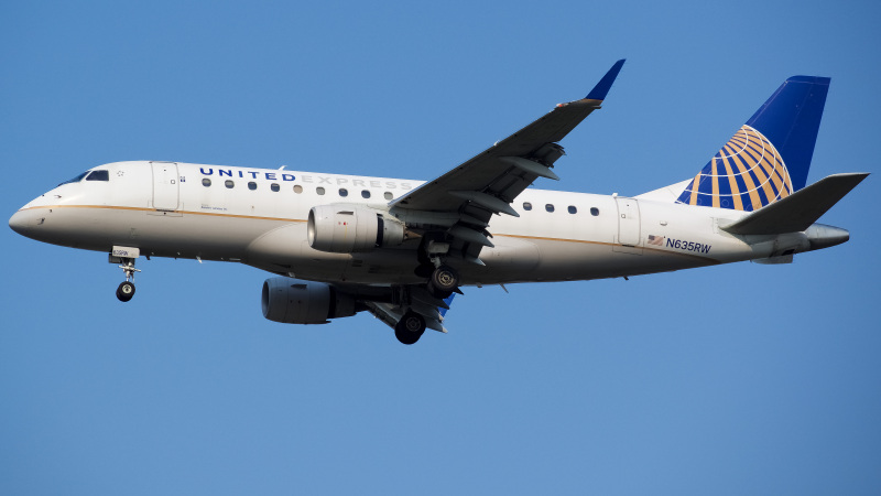 Photo of N635RW - United Express Embraer E170 at IAD on AeroXplorer Aviation Database