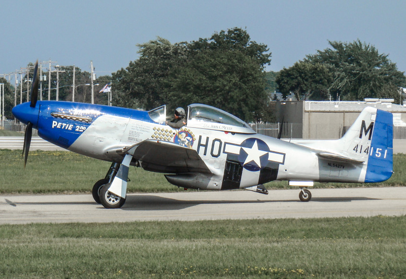 Photo of NL5427V - PRIVATE North American P-51 Mustang at OSH on AeroXplorer Aviation Database