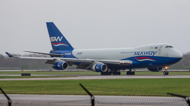 Photo of 4K-SW008 - Silkway  Boeing 747-400F at LCK on AeroXplorer Aviation Database