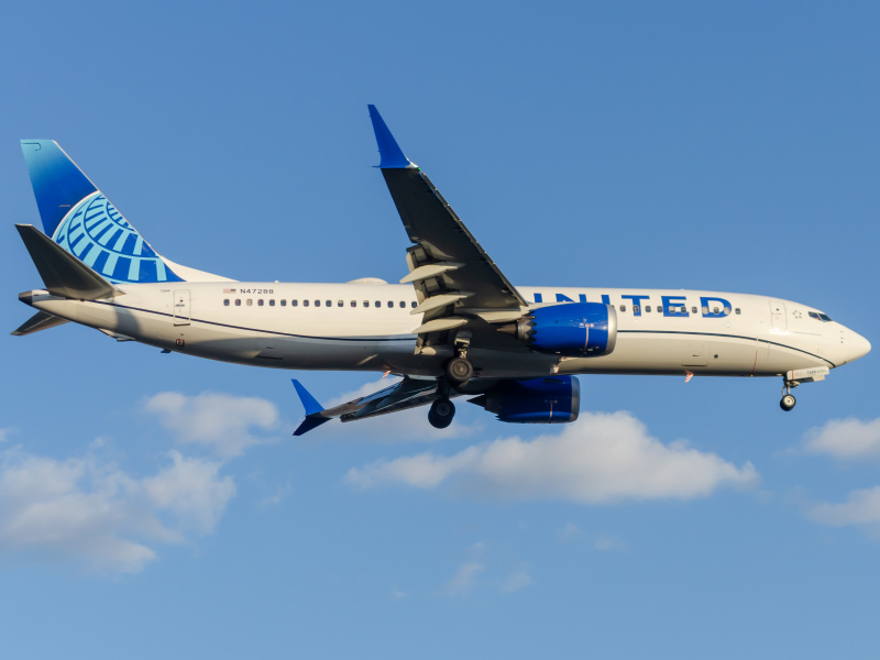 Photo of N47288 - United Airlines Boeing 737 MAX 8 at EWR on AeroXplorer Aviation Database