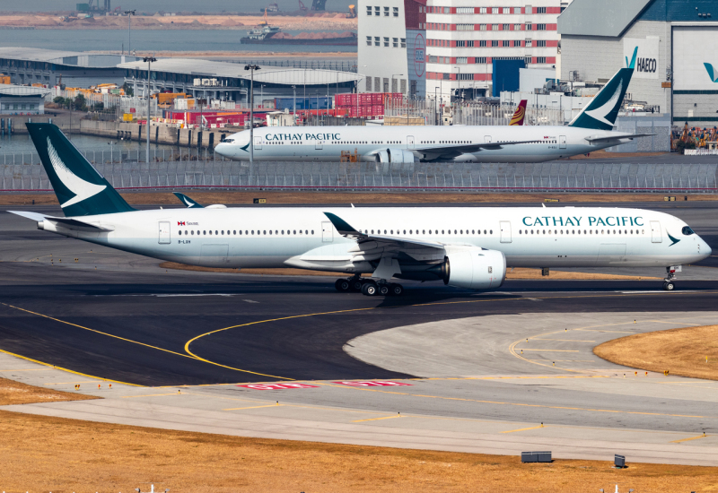 Photo of B-LXN - Cathay Pacific Airbus A350-1000 at HKG on AeroXplorer Aviation Database