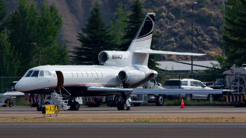 Photo of N504CP - PRIVATE Dassault Falcon 50 at ASE on AeroXplorer Aviation Database
