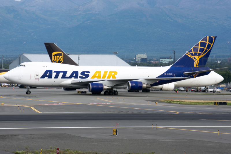 Photo of N415MC - Atlas Air Cargo Boeing 747-400F at ANC on AeroXplorer Aviation Database