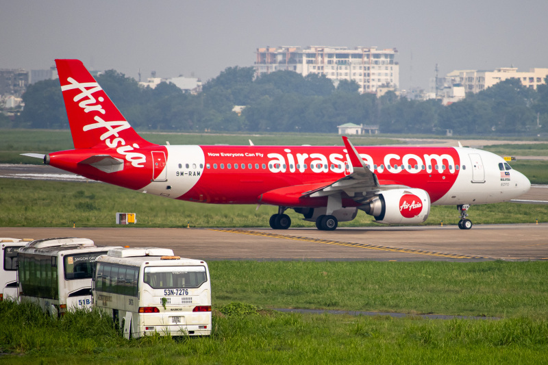 Photo of 9M-RAM - AirAsia Airbus A320NEO at SGN on AeroXplorer Aviation Database